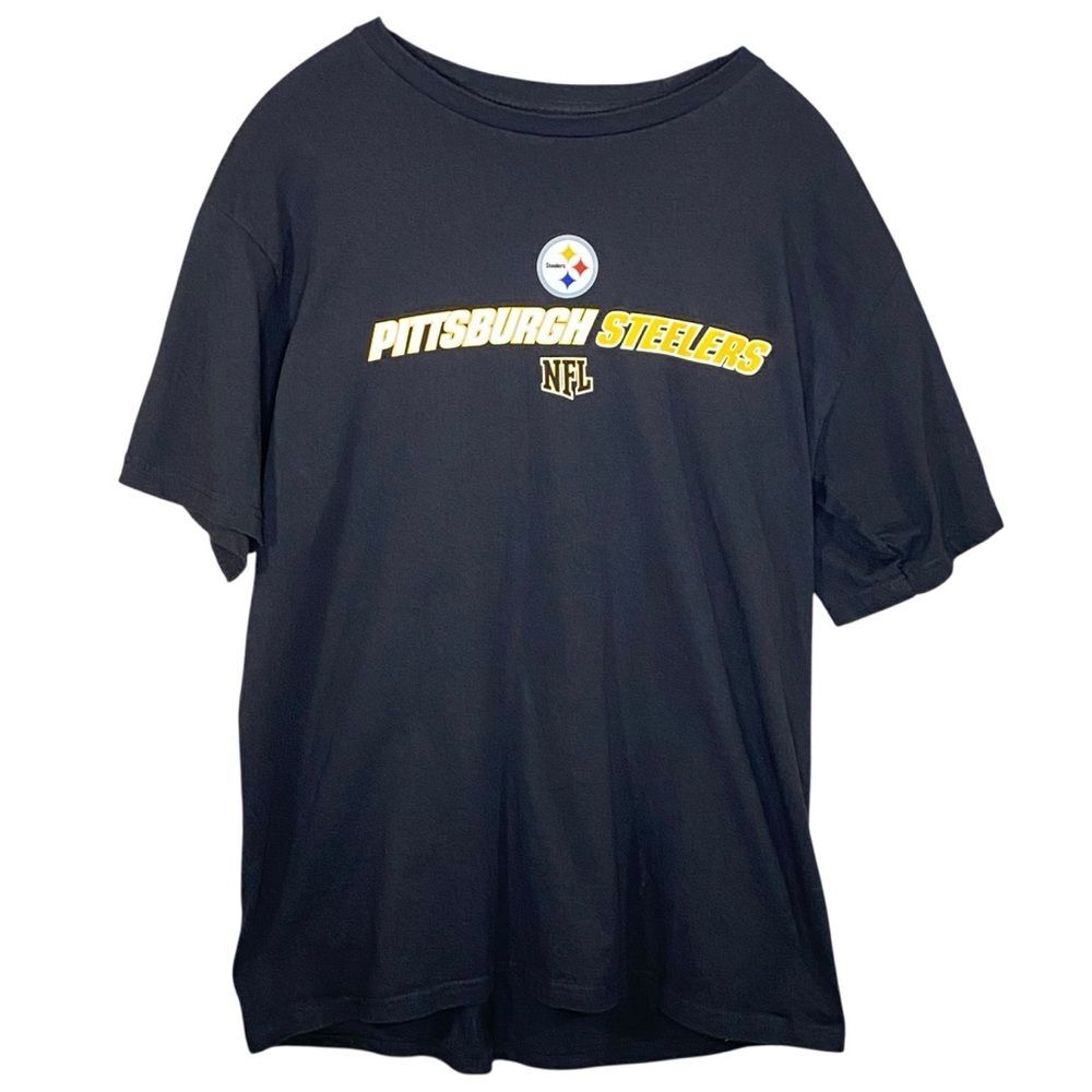 Pittsburgh Steelers Vtg Tee Short Sleeve Offical NFL Team Apparel Crew Neck Lg